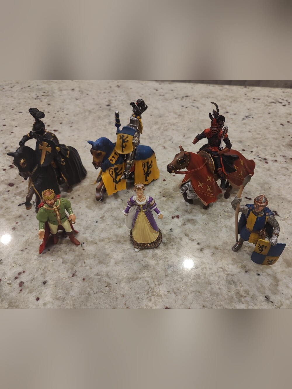 Medieval Knights & Royal Family Toy Set Y2K Vintage History Educational Country